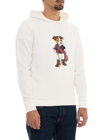 Felpa Bianco US Polo Assn Uomo