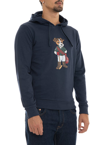 Felpa Blu US Polo Assn Uomo