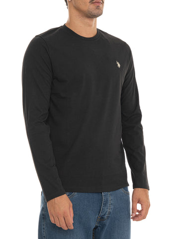 T-shirt Nero US Polo Assn Uomo