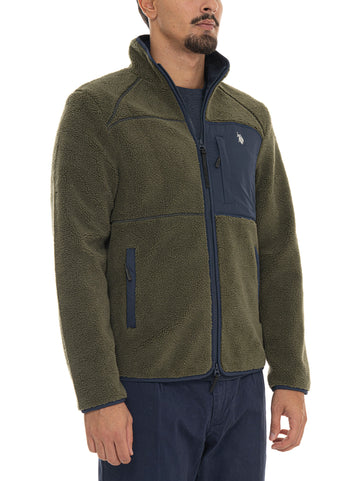 Giubbino Verde US Polo Assn Uomo