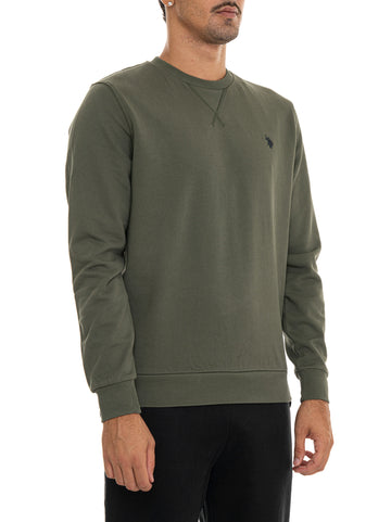 Felpa Verde US Polo Assn Uomo