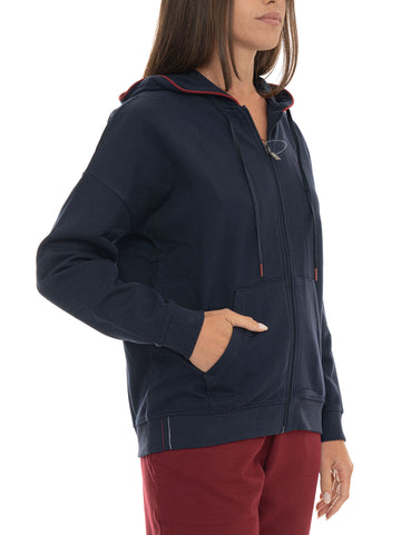 Felpa Blu US Polo Assn Donna