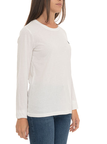 T-shirt girocollo Bianco US Polo Assn Donna
