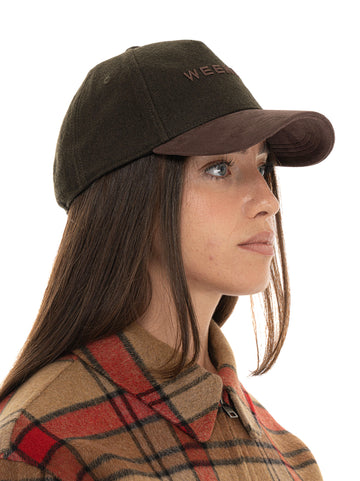 Cappello con visiera Wkapomposa Marrone Weekend Max Mara Donna