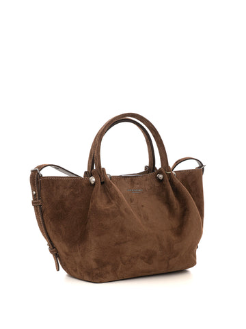 Borsa in pelle media Wkario Marrone Weekend Max Mara Donna