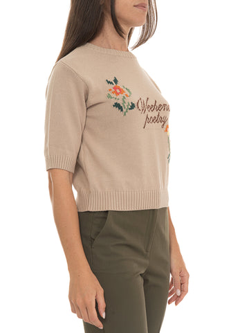 Maglie Beige Weekend Max Mara Donna