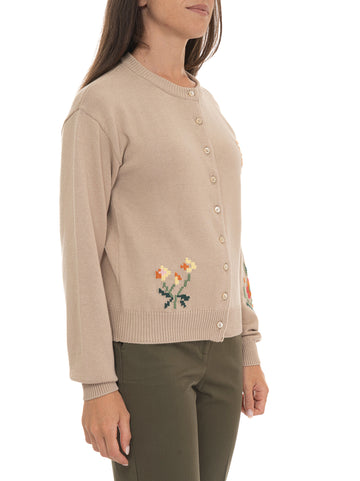 Cardigan Beige Weekend Max Mara Donna