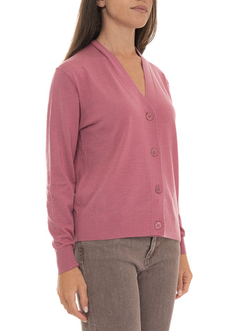 Cardigan Lampone Weekend Max Mara Donna