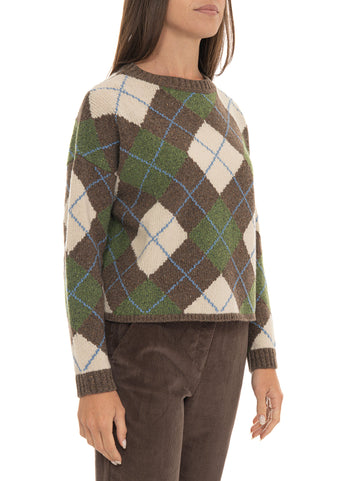 Maglie Marrone-verde Weekend Max Mara Donna