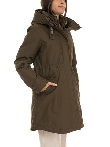 Parka Autentic Verde Woolrich Donna
