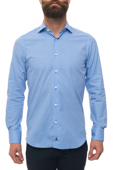 Camicia casual Blu Carrel Uomo
