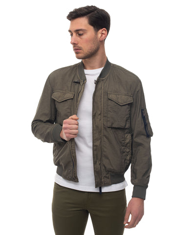 Bomber jacket Green Fay Man