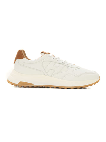 Sneakers in pelle Hyperlight Bianco-cuoio Hogan Uomo