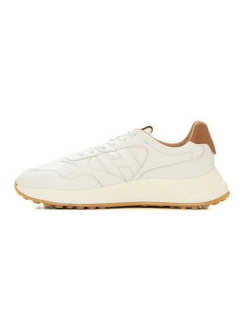 Sneakers in pelle Hyperlight Bianco-cuoio Hogan Uomo