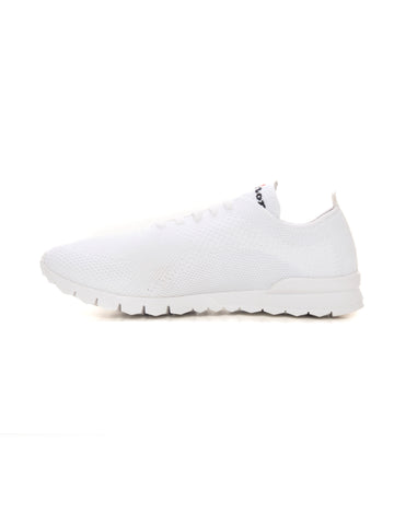 Sneakers con lacci Bianco Kiton Uomo