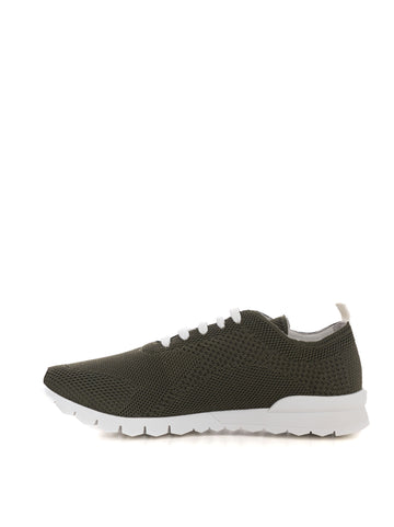 Sneakers con lacci Verde Kiton Uomo