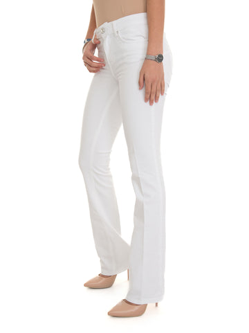 Jeans 5 tasche REPOT Denim bianco Liu Jo Donna