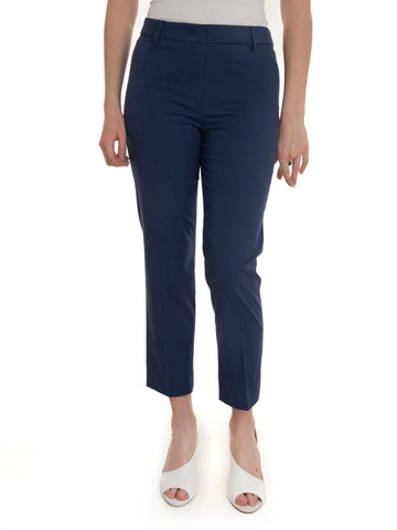 Cecco cotton trousers Blue Weekend Max Mara Woman