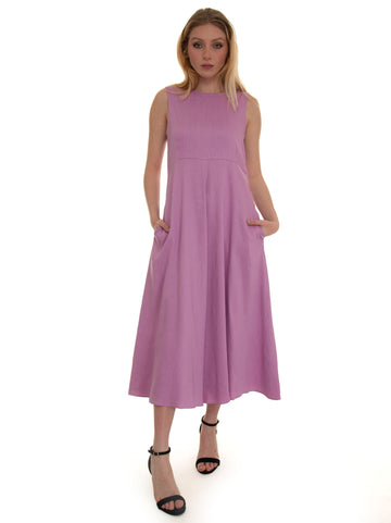 Scafati Lilac Weekend Midi Dress by Max Mara Woman