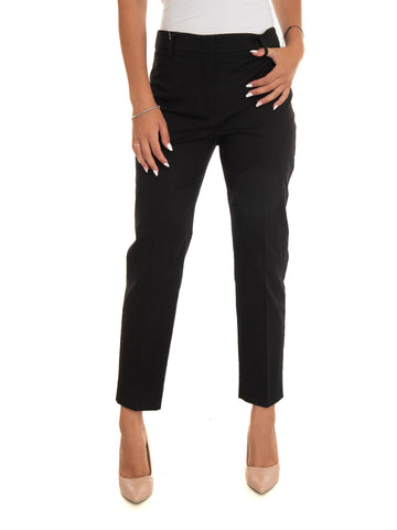 Pantalone in cotone Cecco Nero Weekend Max Mara Donna