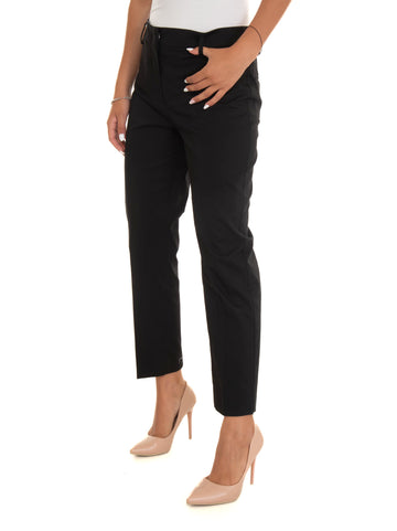 Pantalone in cotone Cecco Nero Weekend Max Mara Donna