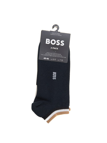 Set of 2 Socks 2P-AS-STRIPE-COL-CC Blue BOSS Man