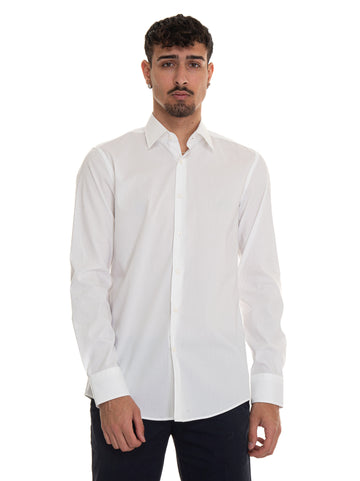 Camicia casual H-HANK-KENT Bianco BOSS Uomo