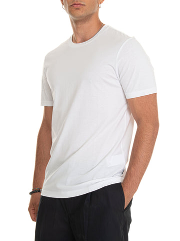 T-shirt girocollo mezza manica Bianco BOSS Uomo