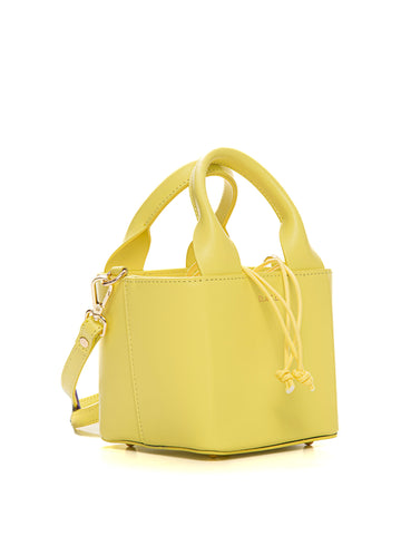Mini Bag cubo bag Yellow DATE Woman