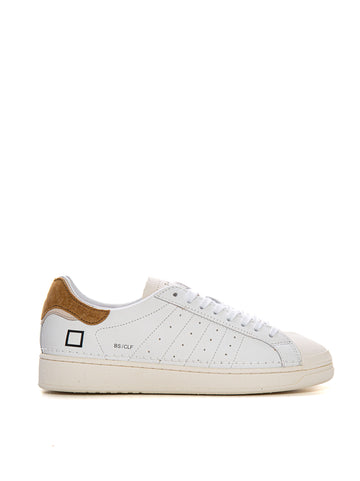 Leather sneakers with laces Base calf White-leather DATE Men