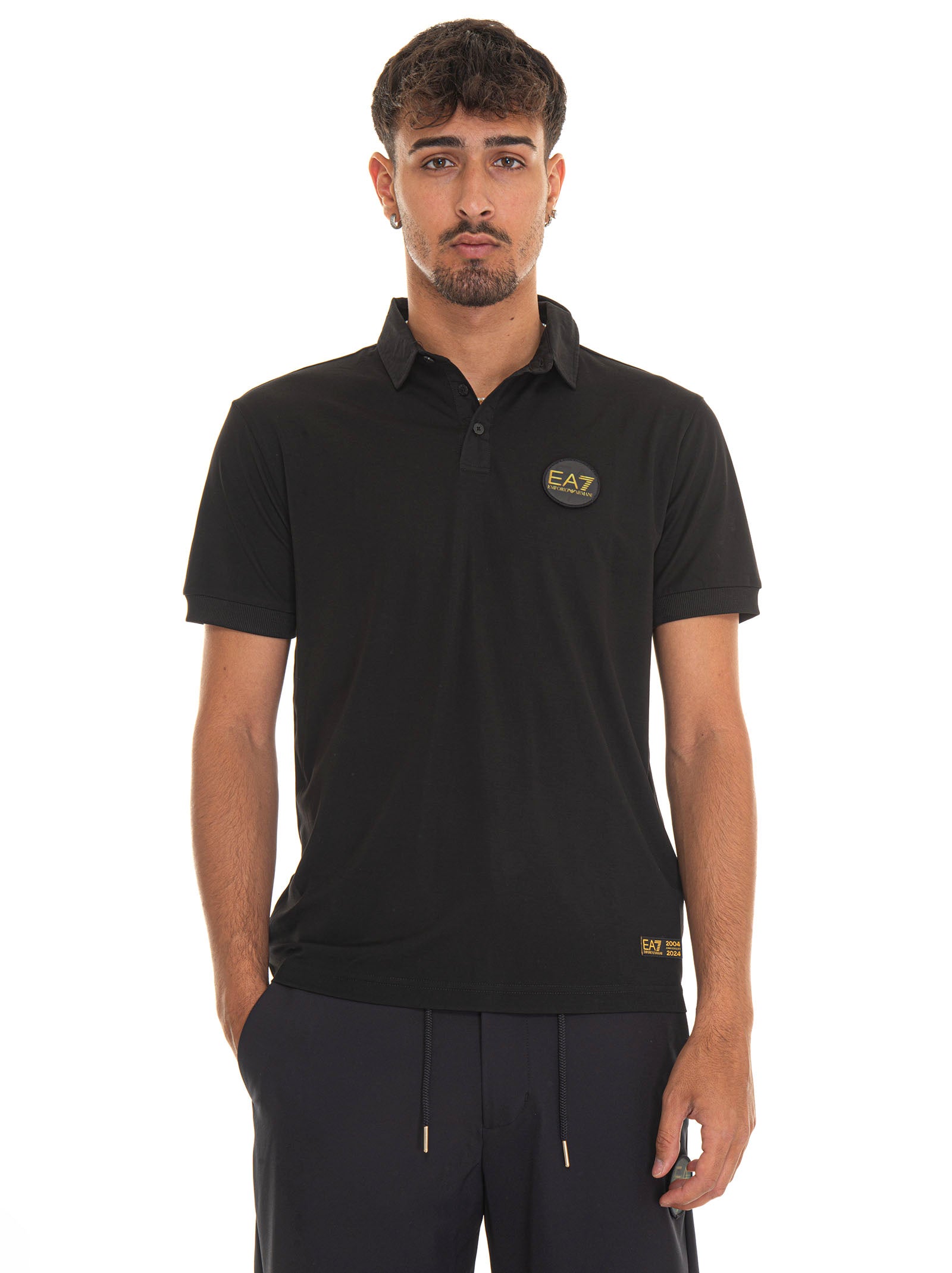 Polo manica corta Nero EA7 Uomo