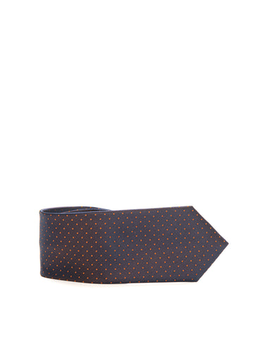 Cravatta Blu-arancio Emporio Armani Uomo