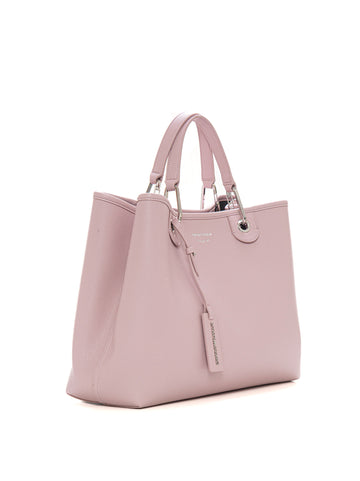 Borsa modello shopper grande Rosa Emporio Armani Donna