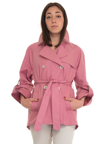 City short trench coat Pink Fay Woman