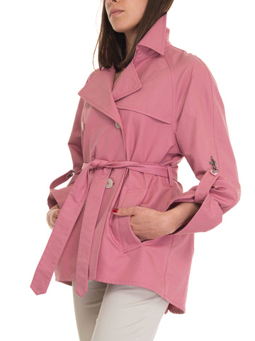 City short trench coat Pink Fay Woman