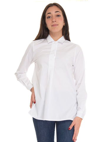 Camicia da donna lunga Cot Bianco Fay Donna