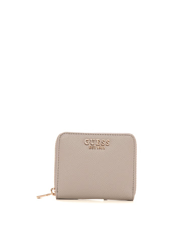 Small laurel wallet Taupe Guess Woman