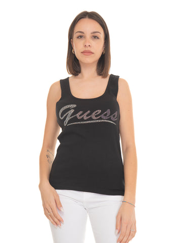 Top Nero Guess Donna