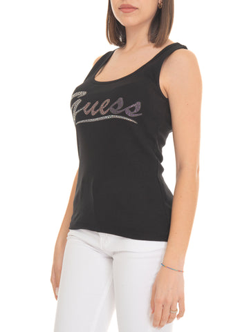 Top Nero Guess Donna