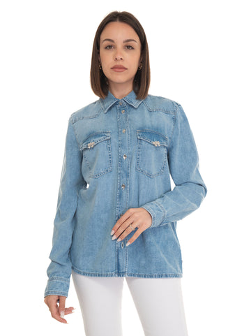 Camicia da donna in jeans Denim Guess Donna