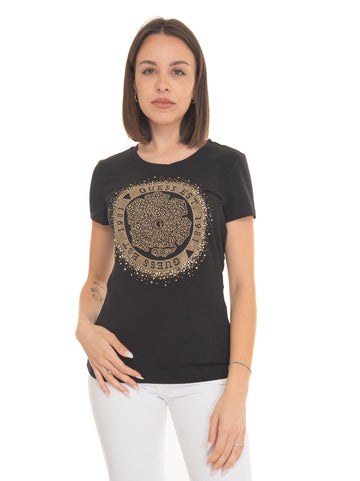 T-shirt Nero Guess Donna