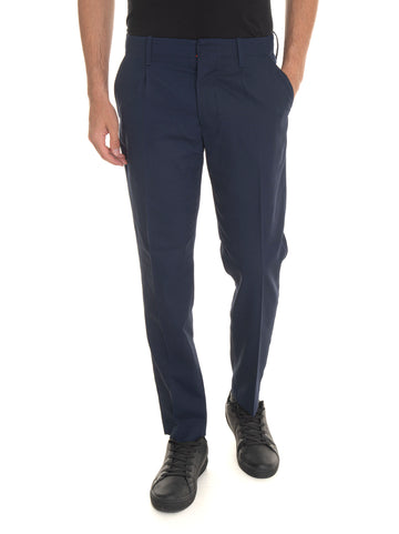 Pantalone modello chino CHINO1P-BATAVIA Blu Hindustrie Uomo