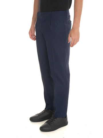 Pantalone modello chino CHINO1P-BATAVIA Blu Hindustrie Uomo