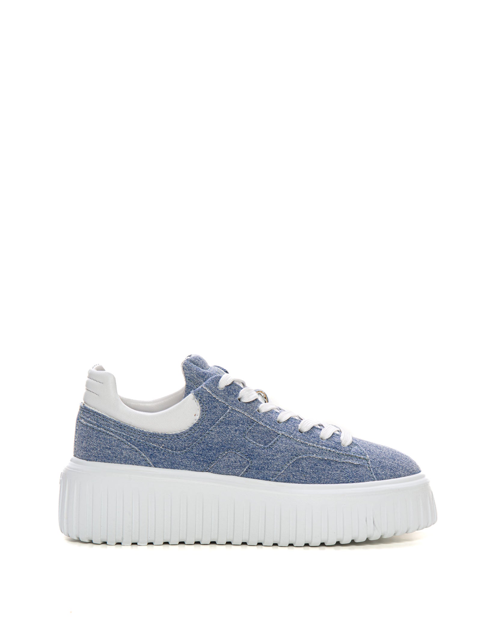 Sneakers con lacci H stripes Denim Hogan Donna