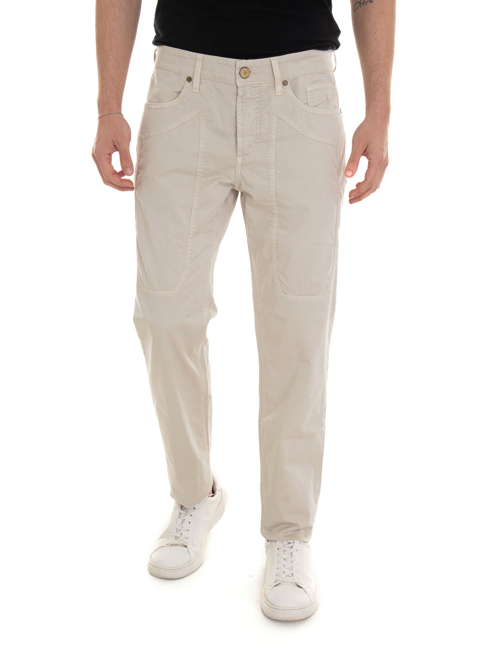 Pantalone tasche JOHN Beige Jeckerson Uomo Scaglione Ischia