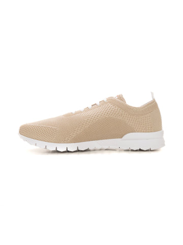 Sneakers con lacci Fit Beige Kiton Uomo