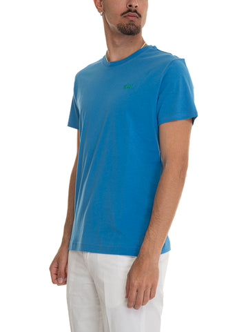 Serge Light Blue half-sleeve crew-neck t-shirt La Martina Men