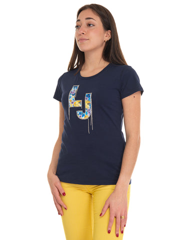 Blue-yellow Liu Jo Women's T-shirt