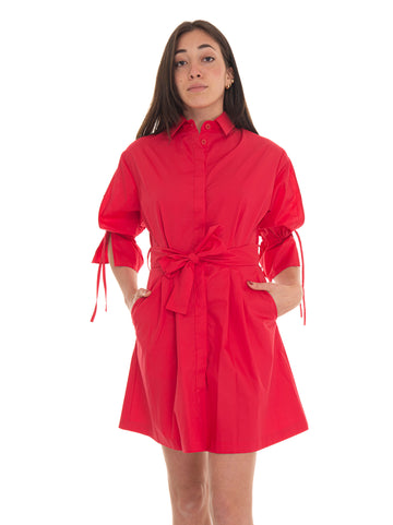 Red shirt dress Liu Jo Woman