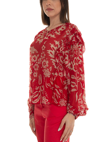 Red-white women's shirt Liu Jo Donna